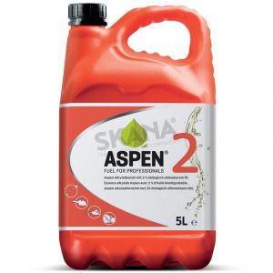 Mélange Carburant Essence Alkylate Aspen 2 Frt (full Range Technology) 5 Litres Pour Moteurs 2 Temps Prêt à L'emploi Avec 2% D'h