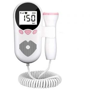 ZVD-Cardiofr&eacute;quencem&egrave;tre f&oelig;tal Doppler pour b&eacute;b&eacute; (pour femmes enceintes) - 50-230 battements par minute, plage de mesure 3 MHz, d&eacute;tecteur de