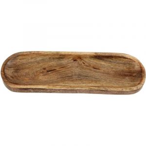 SIL - Plateau de présentation en bois de manguier 38 x 12.5 x 2.5 cm
