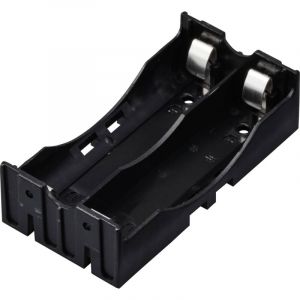 TC-13220704 Support de pile 2x 18650 raccordement par p&ocirc;les de contact (l x l x h) 78 x 40 x 21 mm Y739483 - Tru Components