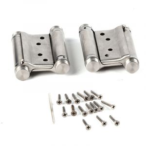 Eosnow Charnière à ressort à Double Action de 3 pouces, 2 pièces, pour porte battante de salon et de café