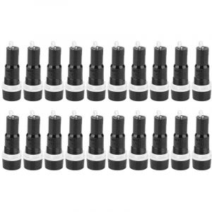 Tuserxln - Porte-Fusible 5X20Mm Fusible Noir 20 Pi&egrave;ces Porte-Fusible Mf 527 5X20Mm Fusible Bo&icirc;tier Noir Fusible Protection Bo&icirc;tier