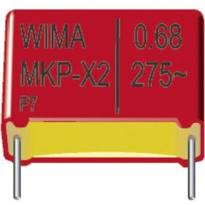 Wima MKX2AW36806A00KSSD Condensateur anti-parasite MKP-X2 sortie radiale 0.68 &micro;F 305 V/DC 10 % 1 pc(s) S803071