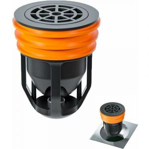 Gabrielle - Siphon de Sol Anti-refoulement, Drain de Plancher Anti-odeur &agrave; L&eacute;vitation Magn&eacute;tique, Clapet Anti-retour pour Evier de Douche, Bouchons