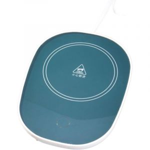 Tasse &agrave; caf&eacute; tasse chauffante tampon chauffant bureau plaque chauffante de boisson &eacute;lectrique 55℃ temp&eacute;rature constante pour le lait de l&rsquo;eau de th&eacute;