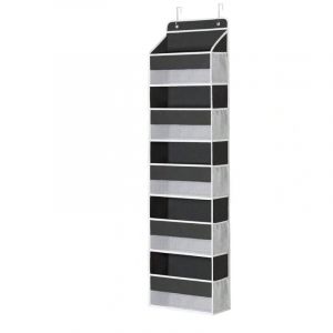 5 &eacute;tages Poches Porte-Chaussures Suspendu,3816150CM,Poche de Rangement Suspendue,au-Dessus de la Porte,Armoire Murale,Organisateur suspendu,Grandes