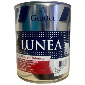 Peinture Lun&eacute;a Guittet Blanc satin 1 L
