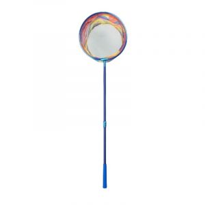 Filet de pêche, filet de pêche pliable portable rétractable, sac de filet de capture d'insectes papillon libellule, bleu