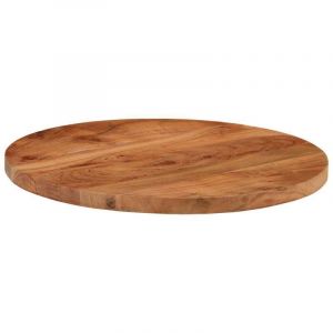 Dessus de table-Plateau de Table de Remplacement &Oslash;40x2,5 cm rond bois massif d'acacia 901358
