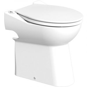 Sanicompact 43 éco+ wc compact avec broyeur sanitaire, silencieux, 1 entrée disponible pour lave-mains, blanc (C43LV) - SFA