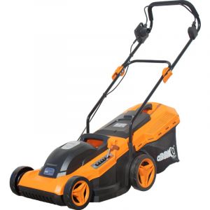 Bricoferr - Tondeuse &Eacute;lectrique - 1600W, Largeur de Coupe 38 cm, Hauteur R&eacute;glable