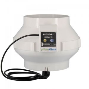 Extracteur d'air 1050m3/h - 1 vitesse - diam&egrave;tre 250 mm - Prima Klima