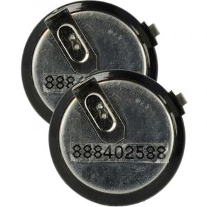 2x Batterie compatible avec bmw X5 E53, X3 E83, X6 E72, X5, Z4, X6 E71, X5 E70 Cl&eacute; de voiture, fermeture centralis&eacute;e (20mAh, 3,6V, Li-ion), noir