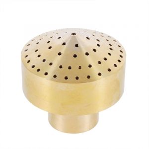 Buse de Fontaine, Laiton Colonne Jardin étang Fontaine buse d'eau arroseur tête de pulvérisation Or 1/4'/1/2'/3/4', 1 PC(3/4'') - Sunxury