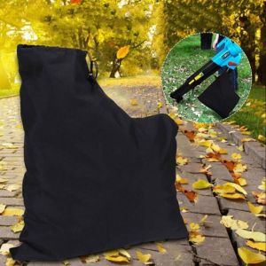 Sac de ramassage pour aspirateur de feuilles sac de ramassage en polyester sac de ramassage sous vide pour broyeur de feuilles avec fermeture &eacute;clair