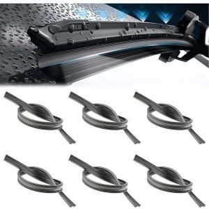 6 Pi&egrave;ces Caoutchouc Essuie Glace, Lames d'Essuie-Glace de Rechange en Caoutchouc, 800mm Glace Recharges Essuie, Universelles Glace Bandes