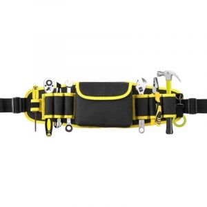 Sacoche à Outils Professionnelle , Réglable Porte-Outil Sac de Ceinture , Sac à outils Sacoche , Ceinture à Outil d'électricien , Pochette à Outils