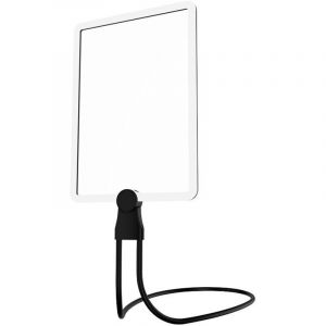 5X Loupe avec Lumi&egrave;re 50 LEDs, Rechargeable Loupe De Lecture Rectangulaire, Col De Cygne Flexible Loupe Eclairante Main Libre pour Personnes &acirc;g&eacute;es