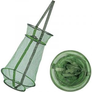 Filet de p&ecirc;che- 55 33cm, filet de p&ecirc;che nasse pour attraper toutes les esp&egrave;ces de poissons, &eacute;crevisses (vert)