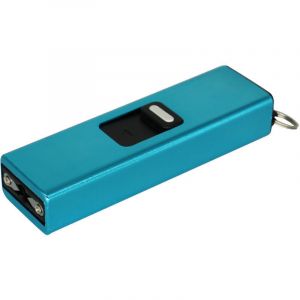 [JAMAIS UTILIS&Eacute;] Porte-cl&eacute;s avec lampe de poche LED &ndash; Mini taser 8,5 cm &ndash; Protection personnelle pour sorties nocturnes &ndash; M&eacute;tal noir