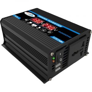 Kit de g&eacute;n&eacute;rateur solaire avec panneaux solaires, onduleur combin&eacute; DC 12V vers AC 220V, syst&egrave;me d'alimentation solaire pour les voyages en ext&eacute;rieur