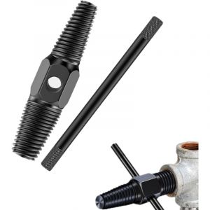 Double t&ecirc;te cass&eacute;e tuyau extracteur vanne vis extracteur tuyau nettoyage fixations tuyaux vis boulon extracteur pour 1/2 pouce 3/4 pouce tuyaux