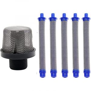 6 PCS 288716 Cr&eacute;Pine D'Aspiration D'Entr&eacute;E et 288749 Airless Machine Filter Combinaison Adapt&eacute;E pour Airless Sprayer Painter