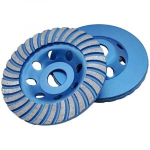 Disque Diamant 125 Poncage B&eacute;ton Meule diamant&eacute;e 125mm Surfacage Ciment Marbre Granit Pierre Briques Ma&ccedil;onnerie Pl&acirc;tre Chape. Disque Meuleuse B&eacute;ton