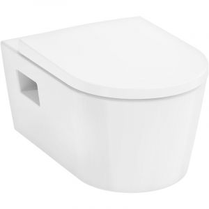 Hansgrohe - Pack wc suspendu EluPura Original s semi-caréné sans bride abattant softclose blanc - 60288450