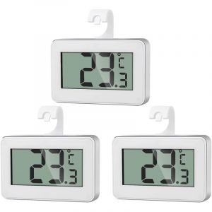 2 Thermomètre Numérique Mini, Thermometre Congélateur, Thermometre Frigo Digital - Lablanc