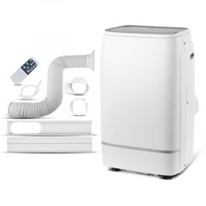 Climatiseur mobile r&eacute;versible chaud/froid 12000BTU - 3.5KW avec t&eacute;l&eacute;commande et fonction Wifi