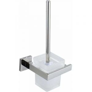 Support de Brosse WC avec la Couleur dArgent en 304 Acier Inoxydable Porte Brosse WC Basic en Surface Polie Design Moderne et Simple Accessoires