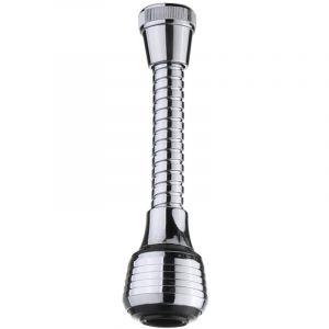 1 a&eacute;rateur &agrave; jet flexible en laiton A&eacute;rateur de douche en chrome noir A&eacute;rateur de robinet de cuisine Robinet de cuisine - Ccykxa