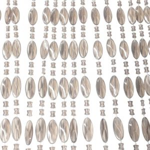 Vivol - Rideau anti-mouche / Rideau de porte - Noah - 90x220 cm - Gris / transparent