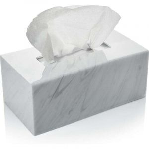 Bo&icirc;te &agrave; Mouchoirs en Acrylique, Distributeur rectangulaire Transparent pour mouchoirs, Serviettes de Table, lingettes. Salle de Bain, Meuble lavabo,