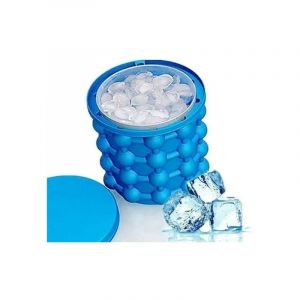 Jamais utilise] Shop-story Seau &agrave; glace - Machine &agrave; gla&ccedil;ons - Gla&ccedil;ons - 2 en 1 - Seau en silicone