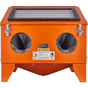 Mophorn - Cabine de sablage de 40 gallons, cabine de sablage portable de 40 à 120 psi, sableuse en acier robuste avec pistolet de sablage et 4 buses