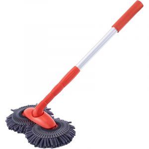 Brosse de lavage auto &agrave; long manche, brosse de lavage auto, gant de lavage auto en microfibre &agrave; long manche, kit de nettoyage auto