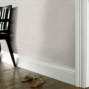 Papier peint intissé Lin Uni relief Gaufré 1005 x 52cm blanc, Gris