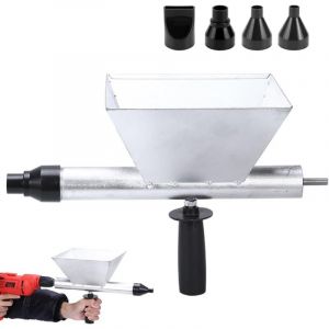 Pistolet à Joints Électrique pour Mortier, Pistolets à Calfeutrer avec 4 Buses, Pistolet Ciment Électrique, Jointoyeuse pour le Jointoiement de