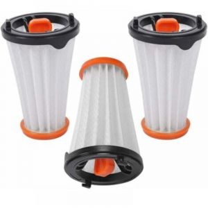 Juego de 3 filtros de repuesto para aspiradores AEG/Electrolux Rapido y Ergorapido. Reemplaza AEG AEF 144 / Electrolux EF144.