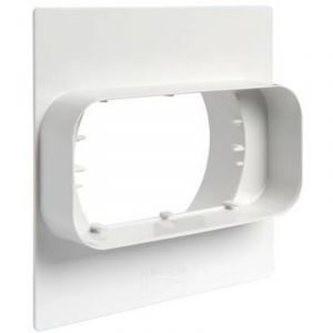 PLAQUE POUR PASSAGE MURAL Dimensions : 120 x 60 mm/D.100 Ronde/Rectangulaire