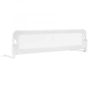 GOPLUS Barriere de Lit Pliable et Portable avec Cadre en Metal pour Lit d’Enfant et Lit d’Adulte, Structure en Forme de T, Securite de Lit avec