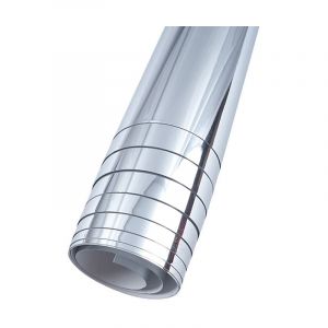 Umnuou - Auto-adhésif 0.1 mm 50X200 cm autocollant vinyle argent miroir réfléchissant ktv Bar miroir vinyle rouleau restaurant papier peint