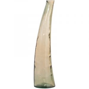 Vase En Verre Recyclé 80 Cm Marron Clair 20X20X80 Cm