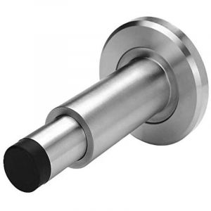 Butoir et but&eacute;e de porte，Acier inoxydable 304 R&eacute;glable Extra long arr&ecirc;t de Porte en caoutchouc Protection Poignee Porte butoir de porte mural but&eacute;e