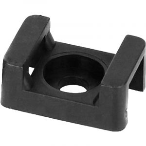 Embase &agrave; Visser Pour Collier Rilsan Jusque 4,8mm - Sachet De 100