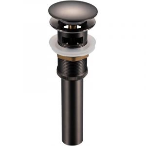 Aougo - Bonde Lavabo avec Trop Plein Bonde de Vidage Clic Clac Laiton 1 1/4' Bonde Clic Clac Lavabo