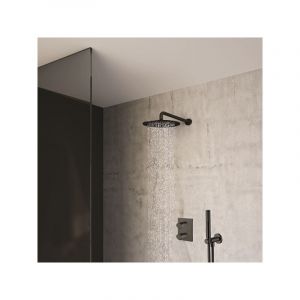 Cristina Ondyna - Pack douche thermostatique encastré blackmat triverde XTV85213