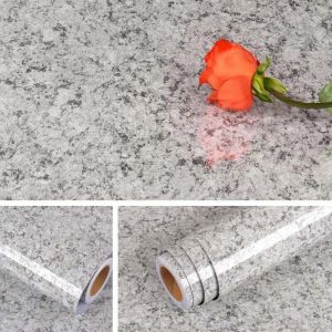 40Cmx5M Granit Papier Peint Autocollant Imperm&eacute;able Marbre pour Comptoir de Cuisine Plan de Travail Adh&eacute;sif Credence Adhesive pour Cuisine Amovible